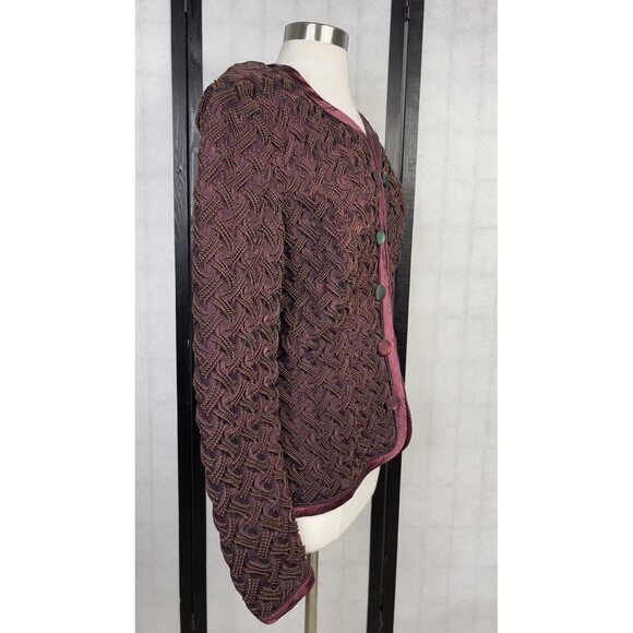Jeanne Marc Vintage Textured Jacket. Size: 12/14 Medium - Picture 2 of 7